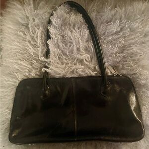 Vintage Y2K Hobo Black Leather Classic Handbag